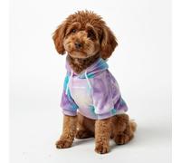 Spark Paws Sweat à capuche pour chien - Pull pour chien de petite, moyenne et grande taille | Tenue chaude pour bouledogues français, pitbull, chiot, veste d'hiver alternative - Teinture ciel rétro