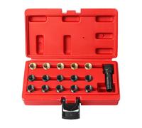 Spark Plug Thread Repair Kit, Multi-Purpose Automotive Rethreading Tool, Car Truck Suv Rv, 22x12x5cm, Sedan Engine Cylinder Maintenance Sturdy and Neatly Tools Perfect Solution