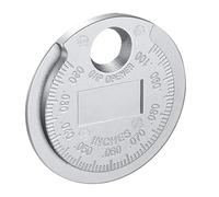 Spark Plugs Gapper, Coin-Type Gap Gauge Tool, 1.5x1.5 inches Adorable Metal Spark Plug, Gaps Measuring Tools for Motorcycle Car Truck Automotive Engine Maintenance