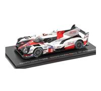Spark, Ts050, voiture hybride japonaise conçue pour participer aux courses de vitesse et d'endurance au circuit, 24 heures de Le Mans 2017, échelle : 1:43, collection Hachette 24 heures de Le Mans,