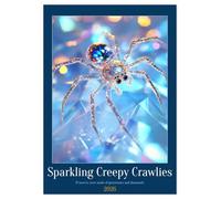 Sparkeling Creepy Crawlies (Wall Calendar 2026 DIN A2 portrait), CALVENDO 12 Month Wall Calendar: Inspired by nature, immortalized in fantasy and gemstones