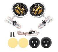 SparkFeng 2Pcs 12V 150W Voiture Mini Super Puissance Dôme Audio Haut-Parleur Stéréo Tweeter, Haut-Parleur Audio de Voiture Haute Performance, Couverture en Matériau Dur PE Professionnel