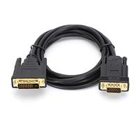 SparkFeng Câble adaptateur mâle DVI vers VGA, câble de transmission vidéo HD, convertisseur actif 1080p avec puce pour 95, câble d’affichage informatique de 2 mètres pour PC et