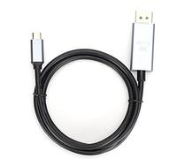 SparkFeng Câble USB-C vers DisplayPort 8K T0404, adaptateur vidéo haute définition pour une résolution de 7680 x 4320, câble d’ingénierie plaqué or avec coque en alliage d’aluminium, (1m)