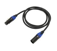 SparkFeng Câble XLR mâle-femelle, cordon audio HiFi à 3 broches plaqué argent, câble de microphone XLR sans perte et sans bruit avec connecteur à verrouillage automatique pour ampli-mixeur