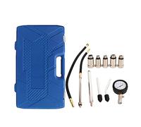 SparkFeng Kit de testeur de compression pour cylindres, 17 pièces, manomètre universel de pression des cylindres de moteur jusqu’à 300 PSI, testeur de compression numérique avec plusieurs ad
