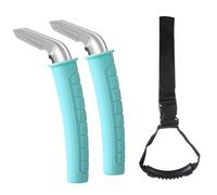 SparkFeng Lot de 2 supports de poignée de porte de voiture, barre d'appui automatique pour personnes âgées, poignée d'assistance portable avec prise confortable, poignée de support de (Verte)