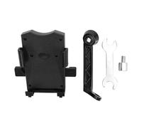 SparkFeng Motorcycle Phone Mount for Rearview Mirror, Alloy Shockproof Phone Holder, 360 Degree Rotation Adjustable Scooter Mirror Mount with Tools, Universal Fit for 4.7 to 7.2 inches Phone