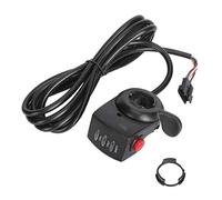 SparkFeng Poignée de gaz électrique à pouce 36 V pour acide plombique avec régulation de vitesse et bouton de phare, compatible avec les vélos électriques et les scooters électriques pour un