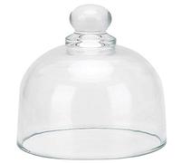 SparkFeng Transparent Glass Dust Cover for Watches and Ornaments, Clear Display Dome with Handle, DIY Decorative Bell Jar for Collectibles, Home Décor and Gift Presentation