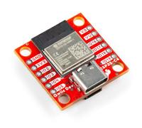 SparkFun Carte de développement Qwiic Pocket - Module Mini-1 ESP32-C6, y compris un connecteur USB-C, un connecteur Qwiic, un connecteur de batterie JST à 2 broches, dimensions de la carte : 2,5 x 2,5