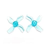 SPARKHOBBY Gemfan Lot de 8 paires de 16 hélices PC à 4 pales 31 mm 1220 1,2 x 2 x 4 avec trou de 1 mm pour moteur RC FPV 0703 0802 Freestyle Tinywhoop Micro Drones (8 paires 1220-4 bleu)
