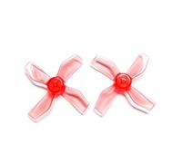 SPARKHOBBY Gemfan Lot de 8 paires de 16 hélices PC à 4 pales 31 mm 1220 1,2 x 2 x 4 avec trou de 1 mm pour moteur RC FPV 0703 0802 Freestyle Tinywhoop Micro Drones (8 paires 1220-4 rouge)