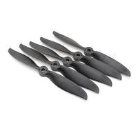 Sparkhobby KMP Lot de 5 hélices à 2 lames en nylon noir 6 x 4E 9 x 6E 8 x 6E 12 x 6E 14 x 7E 14 x 7E - Ouverture de 8 mm - Pour drones d'avion RC (5 pièces, 6 x 4E)