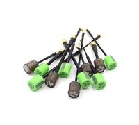SPARKHOBBY Lollipop 5 RHCP/LHCP 5.8G 2.8dBi Mini FPV Antenne SMA/RP-SMA/MMCX-Rak/MMCX-coudé/UFL pour émetteur et récepteur RC DIY (L 155 mm SMA Vert)