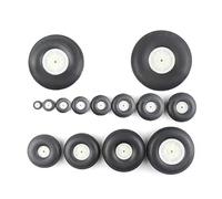 SPARKHOBBY Lot de 10 roues en caoutchouc EVA hautement élastique pour avion à voilure fixe RC (diamètre 1,0/1,25/1,5/2,0/2,5/3,0/3,5") pneus de robot DIY (25 mm)