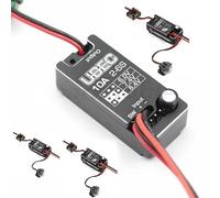 SPARKHOBBY Module de régulateur de Tension ubec 10a étanche 2-6s 6/7.4/8,4v 10a Coque métallique réglable pour hobbywing Bec pour pièces de Voiture rc (4PCS UBEC 10A)