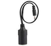 sparking 12v dc female cigarette lighter socket to dc 5.5mm,Câble d'alimentation pour allume-cigarette, prise femelle pour allume-cigarette de voiture à adaptateur de fiche Jack 5.5mm x 2.1mm (allume-