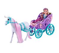 Sparkle Girlz Poupée princesse avec licorne et carrosse 50 cm