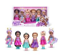 Sparkle Girlz Princess, poupées de Mode à Collectionner, poupées à Habiller de Princesse (Lot de 6)