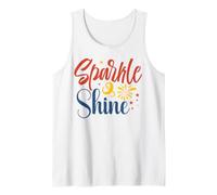 Sparkle & Shine Patriotic Memorial Day Hommes Femmes Garçons Filles Débardeur
