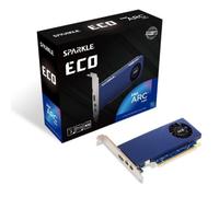 Sparkle Intel Arc A310 ECO, 4 Go GDDR6, 50 W TBP, Profil Bas, Ventilateur Unique, Fente Unique, HDMI x1, Mini DisplayPort x2, SA310L-4G