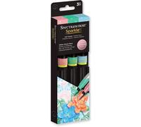 Sparkle Water-Based Fine Micro-Pigment Markers-Pack Of 3-Includes Flexible Brush Nib-Soft Pastels, Plastique, Taille Unique[Z4043]