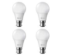 SparkLED™ Lot de 4 ampoules LED à baïonnette Équivalent 60 W Blanc chaud B22 BC
