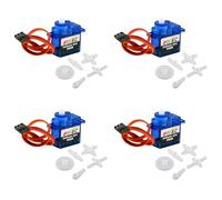 Sparkleiot Feetech FS90R 360 Degrés Rotation Continue Micro RC Servo 6V 1.5kg pour Arduino Robot, Hélicoptère, Avion, Bateau (4pcs/Quantité)