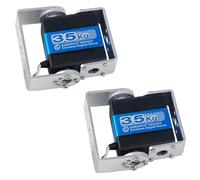 Sparkleiot RDS3235 Lot de 2 moteurs servomoteurs sans noyau à engrenage numérique en métal à 270 degrés, convient pour robots télécommandés, voitures, camions, bateaux - 35 kg