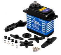 Sparkleiot Servomoteur numérique à noyau de fer 35 kg, 5,0-7,4 V, roue dentée en acier, étanche IP68, 1/8 1/10 (180 degrés)