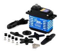 Sparkleiot Servomoteur numérique à noyau de fer 35 kg, 5,0-7,4 V, roue dentée en acier, étanche IP68, 1/8 1/10 (270 degrés)