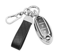 SparkleJoy Coque de protection pour clé de voiture avec porte-clés compatible avec Nissan Qashqai J11 J12 Juke F15 X Trail T32 Micra K13 K14 Infiniti Q50 QX60 EX35 - Coque de protection en TPU - Smart