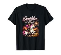 Sparkler at The Corral Unicorn Wrangler Graphic T-Shirt