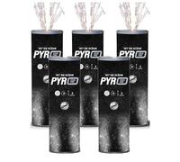 SPARKLERS CLUB 5 Jets de Scène Premium Pyrotech PRO SANS ODEUR SANS FUMÉE - Nouveauté 2024 Jet de scène Artifice d'Intérieur à Étincelles Froides pour Mariage - Design VIP - Catégorie F1 (3M 30SEC)
