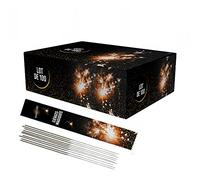 Sparklers Club Cierges Magiques 25-30 cm Lot de 100 Durée 60 Secondes F1 | Durée 60 Secondes, Longueur 25-30 cm, Catégorie F1, Combustion Stable, Sans Fumée Excessive, Décoration Festive
