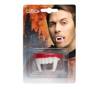 SPARKLERS CLUB Dents de Vampire Polyéthylène Blanches Adulte Halloween | Polyéthylène 100%, Blanches Réalistes, Adulte Universel, Réutilisables, Légères Confortables, Fixation Simple