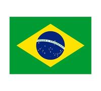 Sparklers Club Drapeau Brésil 90x150cm Officiel Polyester Qualité Premium avec Oeillets Métalliques pour Extérieur Intérieur Supporter Football Événement Fête Nationale Décoration Murale