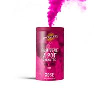 SPARKLERS CLUB Fumigène en Pot 2 MINUTES couleur Rose - Allumage à mèche, durée 120 secondes, fumigene couleur à poser au Sol - fumigene pot au sol Catégorie F1 - LIVRAISON 24/48H