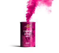 Sparklers Club Fumigène Pot Rose Allumage Mèche 60 Secondes T1