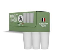 SPARKLERS CLUB Gobelets Réutilisables Eco Cup 30cl, Lot 25