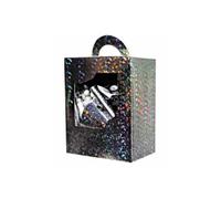 Sparklers Club Kit Cotillons Argent 10 Personnes Complet Réveillon | Kit Complet 10 Personnes, 10 Sarbacanes Sécurité Argentées, 10 Ballons Métallisés, 10 Chapeaux Festifs, 30 Serpentins
