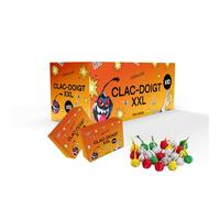 SPARKLERS CLUB Lot de 10 Boîtes de 25 Clac-Doigts XXL - Pétards à Lancer au Sol - Effet Sonore Festif - Animation Enfant et Fête - Accessoire Pyrotechnique Catégorie F1