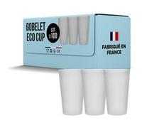 SPARKLERS CLUB Lot de 100 Gobelets Réutilisables ECOCUP 50cl (60cl ras bord) - Gobelet Réutilisable en Polypropylène,Prise en Main facile, Gobelet Eco Cup pour tout évènement G