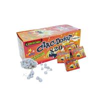 SPARKLERS CLUB Lot de 20 Clac Doigts Pétard à Jeter, Idéal pour Vos évènements Entre Amis ou en Famille, Claque Doigt pour Enfants et Adultes, Effet et Ambiance Festive Garantie - Catégorie F1