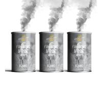 SPARKLERS CLUB Lot de 3 Fumigènes en Pot 1 MINUTE couleur Blanc - Allumage à mèche, durée 60 secondes, fumigene couleur à poser au Sol - fumigene pot au sol Catégorie F1 - LIVRAISON 24/48H