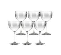 SPARKLERS CLUB Lot de 6 Verres à Piscine Transparent 40cl - Verre Incassable en SAN, MADE IN FRANCE, Prise en Main facile, Verre Ballon Piscine pour soirée et évènements - LIVRAISON 24/48H