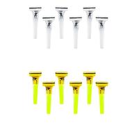 SPARKLERS CLUB Sifflets Sans Gêne - Lot de 12 (6 Or, 6 Argent) : Animez votre Fête avec Élégance et Éclat Métallique pour un Événement Réussi, Idéal pour le Réveillon - Nouvel An 2025, Bonne année