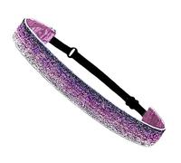 Sparkles Gitters Bandeaux élastiques antidérapants fins et extensibles Accessoires pour cheveux Yogas Sport Head Wrap Gitters Sports