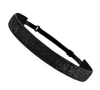 Sparkles Gitters Bandeaux élastiques antidérapants fins et extensibles Accessoires pour cheveux Yogas Sport Head Wrap Gitters Sports